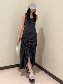 ZIMMERMANN マキシワンピース アシンメトリー グラデーション ZIMMERMANN ガーゼ マキシワンピース アシンメトリー