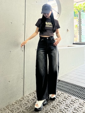 栗原あいりさん(レディース・162cm)の夏コーディネート