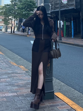 栗原あいりさんのコーディネート