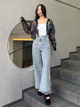 栗原あいりさん（レディース・161cm）の春コーディネート