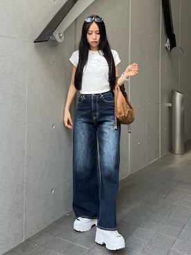 栗原あいりさん（レディース・161cm）の春コーディネート