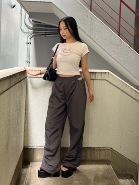 栗原あいりさん(レディース・162cm)の夏コーディネート