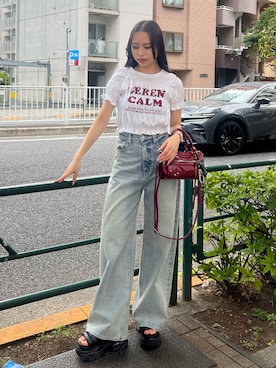栗原あいりさん（レディース・162cm）の夏コーディネート