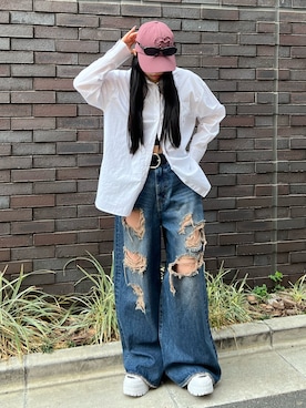 栗原あいりさん(レディース・161cm)の春コーディネート