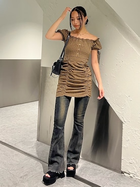 栗原あいりさんのコーディネート