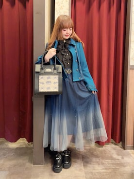 「アイテム（パンプス）」を使った、くるみ❀.*ﾟさん（レディース・159cm）の冬コーディネート