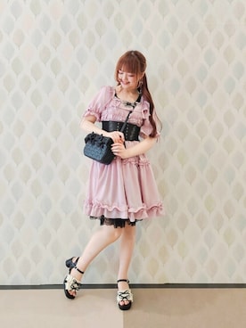 「アイテム（ピアス（両耳用））」を使った、axes_staff_kurumiさん（レディース・159cm・20代）の夏コーディネート