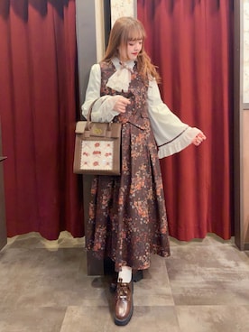 「アイテム（ベスト）」を使った、くるみ❀.*ﾟさん（レディース・159cm・20代）の冬コーディネート