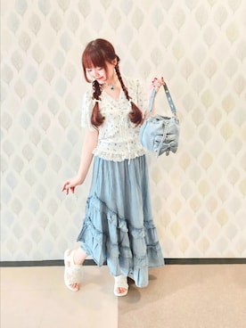 くるみ❀.*ﾟさん（レディース・159cm）の夏コーディネート