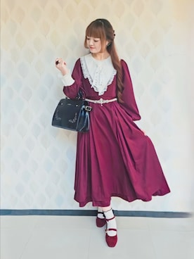 「アイテム（チャーム）」を使った、axes_staff_kurumiさん（レディース・159cm）の秋コーディネート