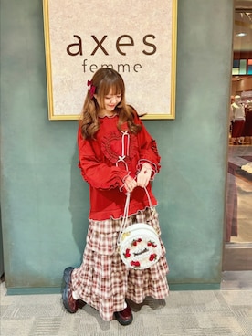 「アイテム（パンプス）」を使った、axes_staff_kurumiさん（レディース・159cm）の秋コーディネート