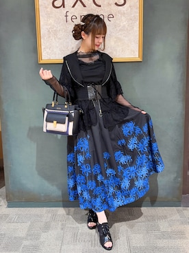 「axes femme（アクシーズファム）のアイテム」を使った、くるみ❀.*ﾟさん（レディース・160cm）の夏コーディネート