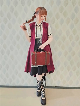 「アイテム（チャーム）」を使った、axes_staff_kurumiさん（レディース・159cm・20代）の夏コーディネート