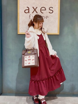 「アイテム（その他アンダーウェア/インナー）」を使った、くるみ❀.*ﾟさん（レディース・159cm）の冬コーディネート