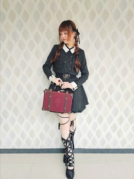 「アイテム（リング）」を使った、axes_staff_kurumiさん（レディース・159cm・20代）の秋コーディネート
