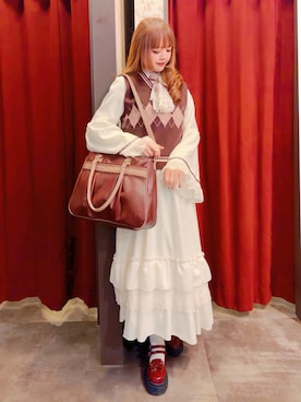 「アイテム（その他アンダーウェア/インナー）」を使った、axes_staff_kurumiさん（レディース・159cm）の冬コーディネート