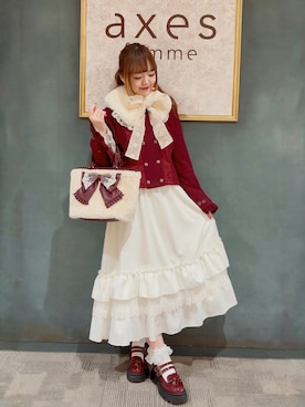 「アイテム（その他アンダーウェア/インナー）」を使った、くるみ❀.*ﾟさん（レディース・159cm）の冬コーディネート