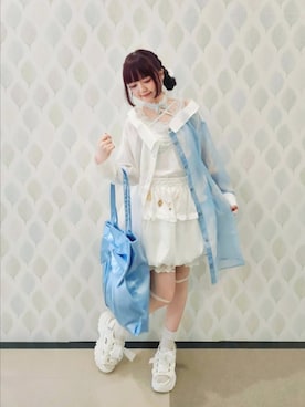 「axes femme（アクシーズファム）のアイテム」を使った、axes_staff_kurumiさん（レディース・159cm）の夏コーディネート