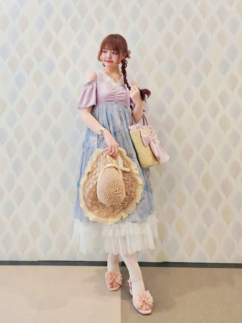 専用　感謝品　布リース*紫陽花パレット* 紫陽花モチーフブレスレット[品番：IGAW0006461]｜axes femme