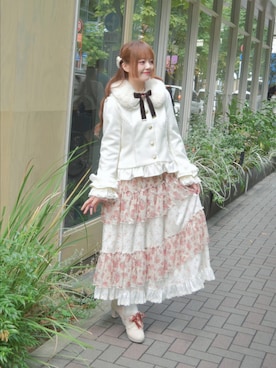 「アイテム（ピーコート）」を使った、axes_staff_kurumiさん（レディース・159cm）の秋コーディネート