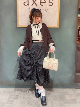 くるみ❀.*ﾟさん（レディース・160cm）の冬コーディネート