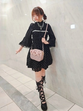 「アイテム（チュニック）」を使った、axes_staff_kurumiさん（レディース・159cm）の秋コーディネート