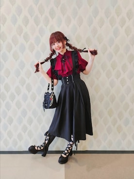 「アイテム（財布/小物）」を使った、axes_staff_kurumiさん（レディース・159cm）の夏コーディネート