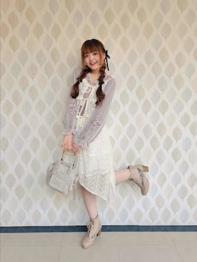 「アイテム（その他アンダーウェア/インナー）」を使った、axes_staff_kurumiさん（レディース・159cm）の秋コーディネート