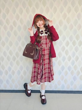 「アイテム（ワンピース/ドレス）」を使った、axes_staff_kurumiさん（レディース・159cm）の夏コーディネート