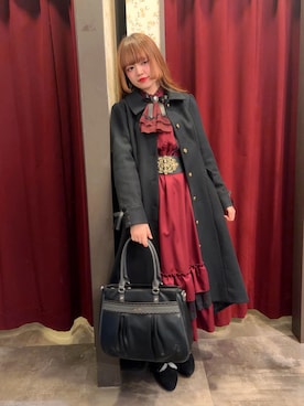 「アイテム（その他小物）」を使った、axes_staff_kurumiさん（レディース・159cm）の秋コーディネート