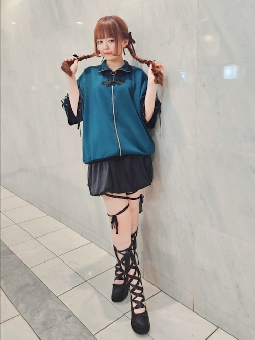 AD2024 25ss レザーベルトレースアップハーネス 黒 合皮 axes femme POETIQUE ベルト レースアップハーネスベルト