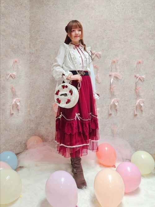 ホイップフリルチュールSK（スカート）｜axes femme（アクシーズ