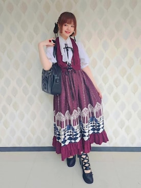 「アイテム（パンプス）」を使った、axes_staff_kurumiさん（レディース・159cm・20代）の夏コーディネート