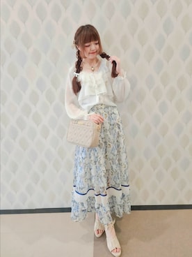 「アイテム（タンクトップ）」を使った、axes_staff_kurumiさん（レディース・159cm・20代）の夏コーディネート