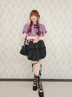 「アイテム（ピアス（両耳用））」を使った、axes_staff_kurumiさん（レディース・159cm・20代）の夏コーディネート