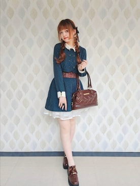 「アイテム（リング）」を使った、axes_staff_kurumiさん（レディース・159cm・20代）の秋コーディネート