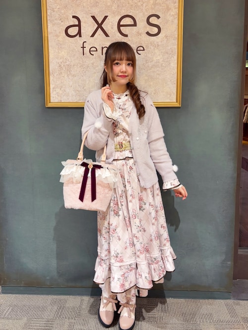 リボンジュエルゴムベルト（ベルト）｜axes femme（アクシーズファム