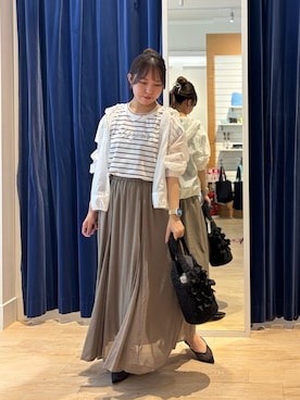 「アイテム（ブルゾン）」を使った、たかさん（レディース・155cm）の夏コーディネート