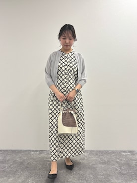 「NOLLEY'S LIGHT（ノーリーズライト）のアイテム（トップス）」を使った、たかさん（レディース・155cm）の夏コーディネート