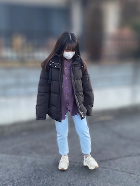 「moitytto」｜「アイテム（ジャケット/アウター）」を使った、まゆさん（レディース・150cm）の冬コーディネート