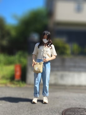 「moitytto」｜「アイテム（パンツ）」を使った、まゆさん（レディース・150cm）の夏コーディネート