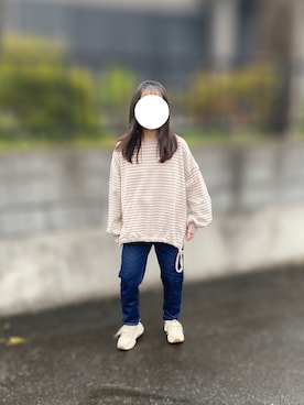 「moitytto」｜「アイテム（パンツ）」を使った、まゆさん（レディース・150cm）の秋コーディネート