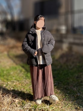 「moitytto」｜「アイテム（ジャケット/アウター）」を使った、まゆさん（レディース・150cm）の冬コーディネート