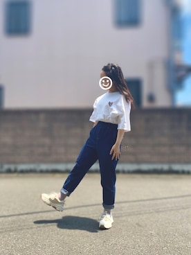 「moitytto」｜「アイテム（パンツ）」を使った、まゆさん（レディース・150cm）の夏コーディネート