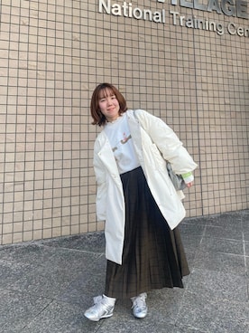 「アイテム（スウェット）」を使った、まゆさん（レディース・150cm）の秋コーディネート