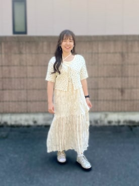 「WEARyouthコーデ」｜「アイテム（ワンピース）」を使った、まゆさん（レディース・150cm）の夏コーディネート