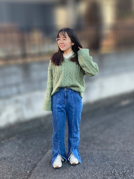 「moitytto」｜「アイテム（その他）」を使った、まゆさん（レディース・150cm）の冬コーディネート