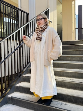 「Freada（フリーダ）のアイテム」を使った、AYAKAさん（レディース・163cm）の冬コーディネート
