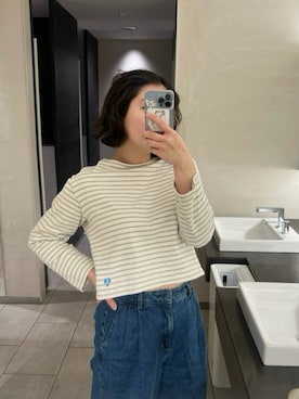 「ORCIVAL（オーシバル）のアイテム」を使った、AYAKAさん（レディース・163cm）の春コーディネート