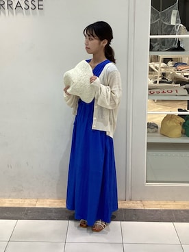 「Te chichi TERRASSE（テチチテラス）のアイテム（ワンピース/ドレス）」を使った、SUZUNAさん（レディース・145cm）の春コーディネート
